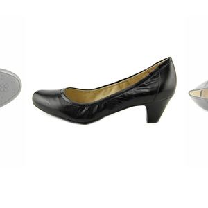 Naturalizer Starlight Black Leather Pumps Sz 9 NWT